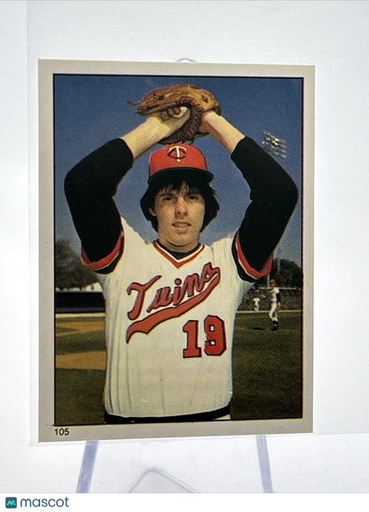 1981 Topps Stickers Roger Erickson Baseball Card #105 NM-Mint FREE SHIPPING
