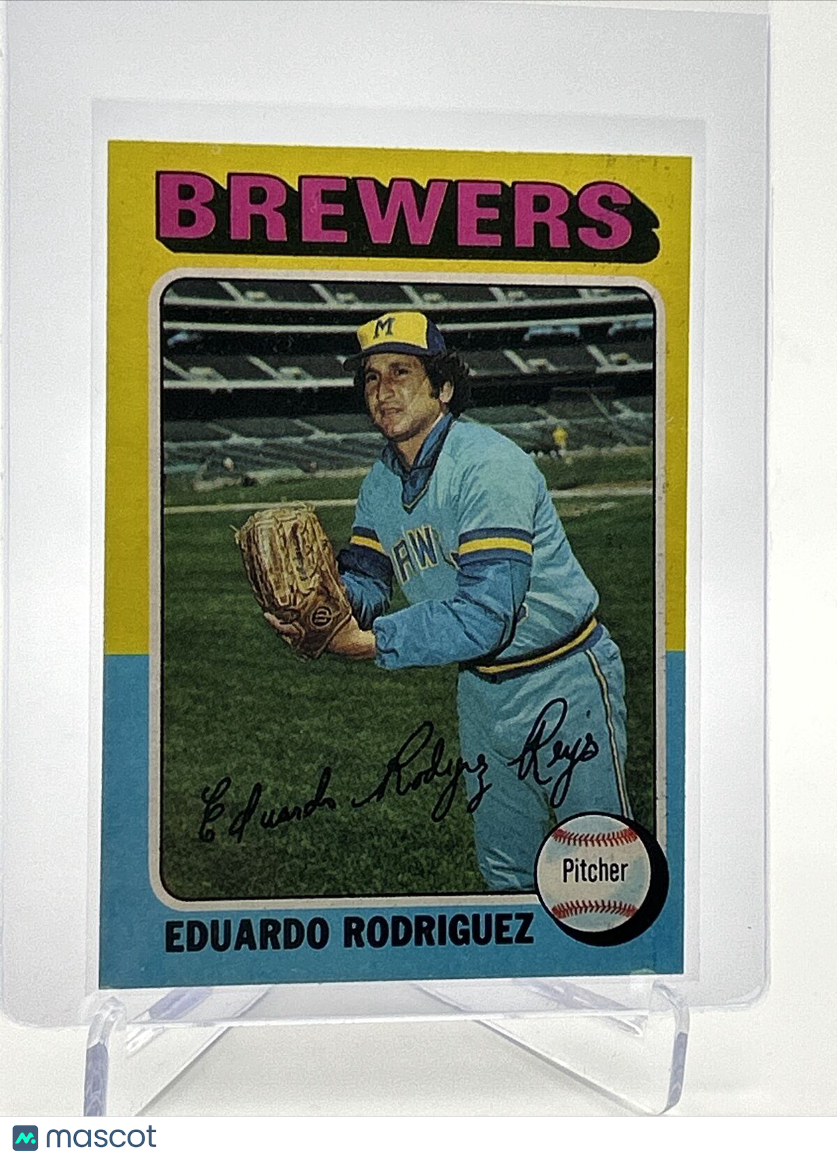 1975 Topps Eduardo Rodriguez Baseball Card #582 NM Quality FREE SHIPPING