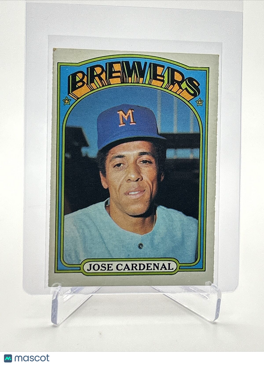 1972 Topps Jose Cardenal Baseball Card #12 VG-EX Quality FREE SHIPPING