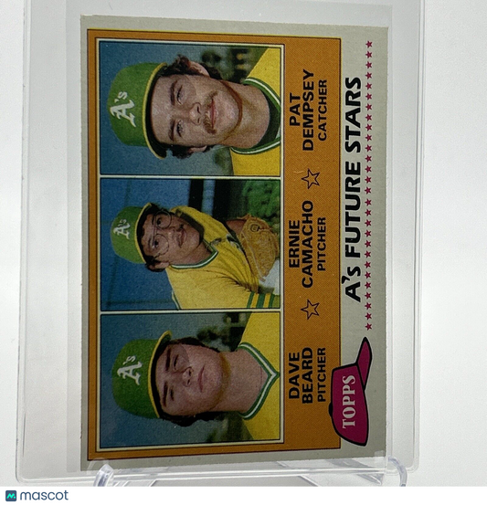 1981 Topps A's Future Stars Rookie Baseball Card #96 NM-Mint FREE SHIPPING