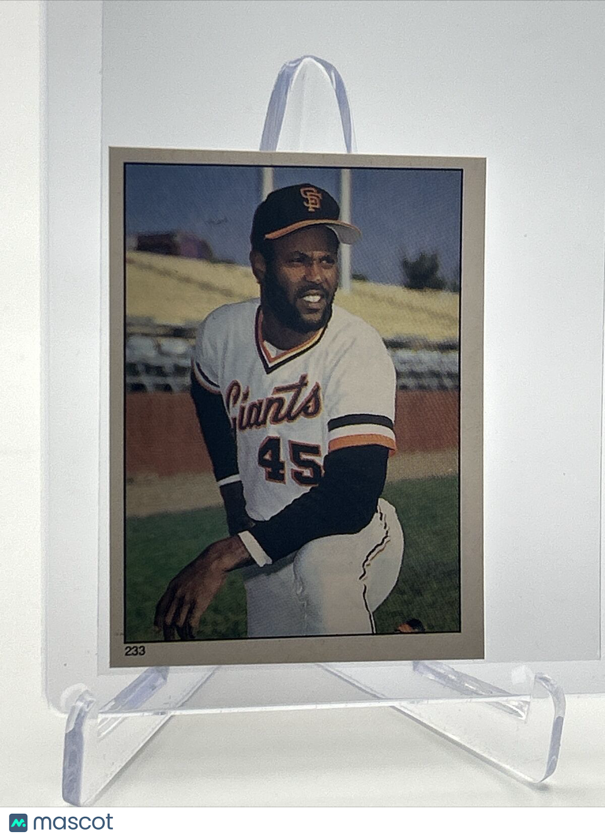 1981 Topps Stickers Terry Whitfield Baseball Card #233 NM-Mint FREE SHIPPING