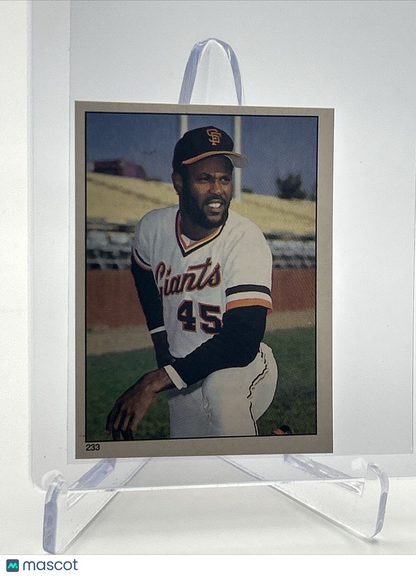 1981 Topps Stickers Terry Whitfield Baseball Card #233 NM-Mint FREE SHIPPING