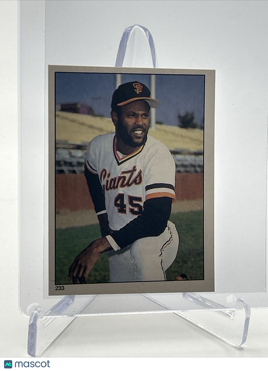 1981 Topps Stickers Terry Whitfield Baseball Card #233 NM-Mint FREE SHIPPING