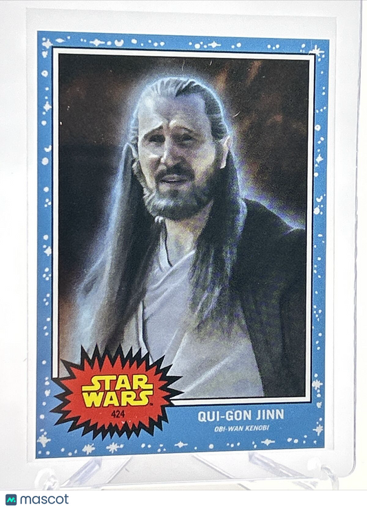2023 Topps Star Wars Living Set Qui-Gon Jinn Card #424 Mint FREE SHIPPING