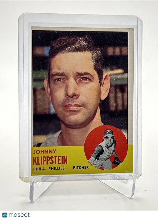 1963 Topps Johnny Klippstein Baseball Card #571 EX Quality FREE SHIPPING