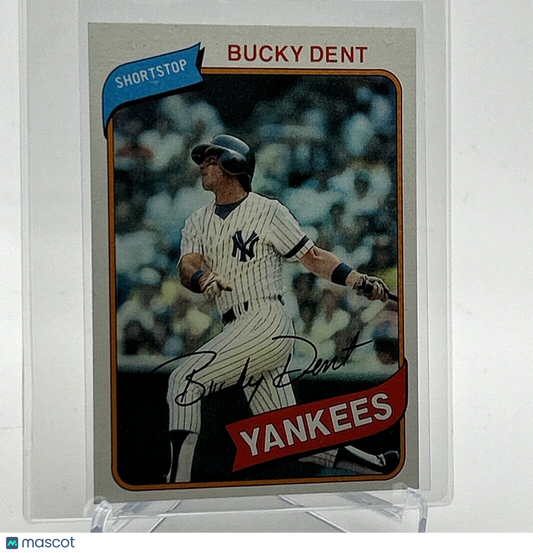 1980 Topps Bucky Dent Baseball Card #60 NM-Mint FREE SHIPPING