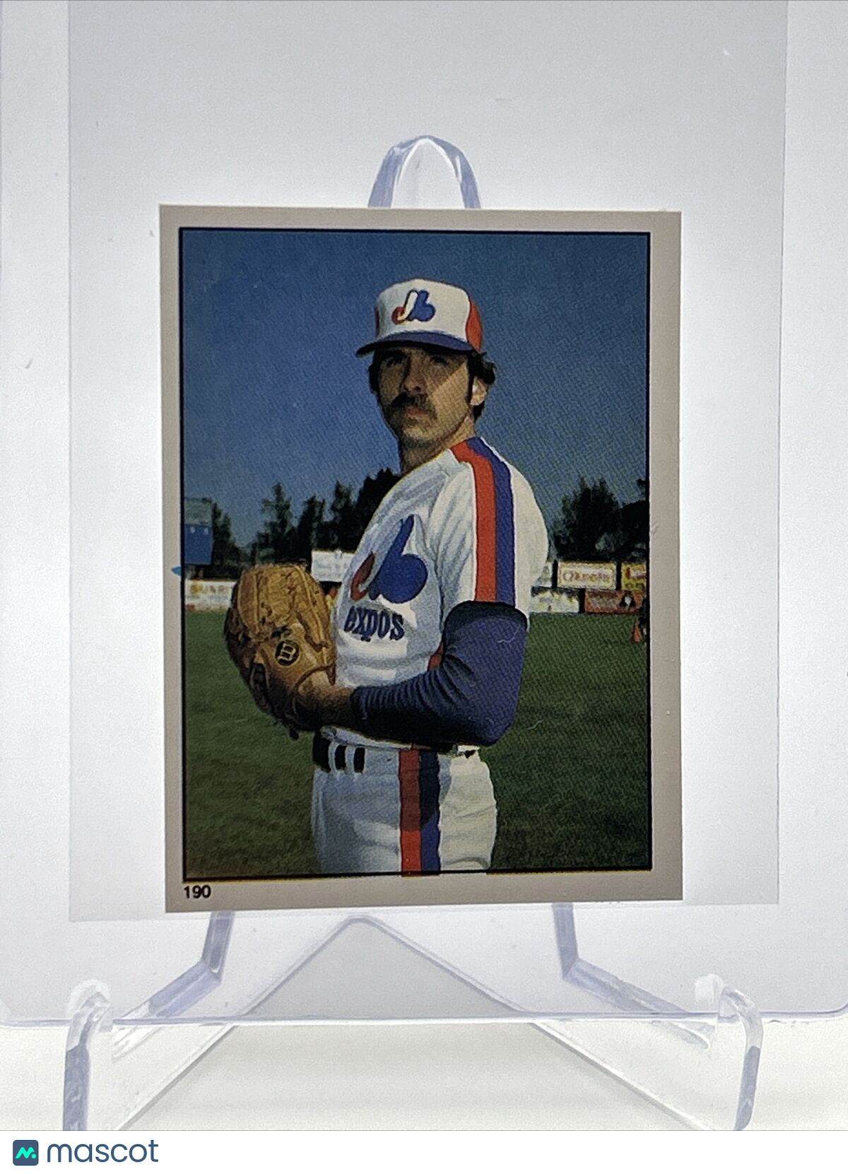 1981 Topps Stickers Steve Rogers Baseball Card #190 NM-Mint FREE SHIPPING