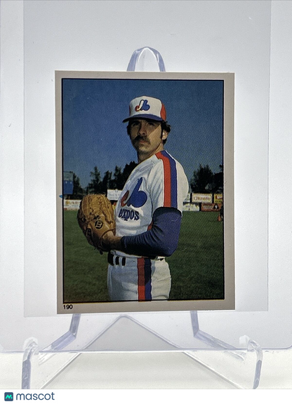 1981 Topps Stickers Steve Rogers Baseball Card #190 NM-Mint FREE SHIPPING
