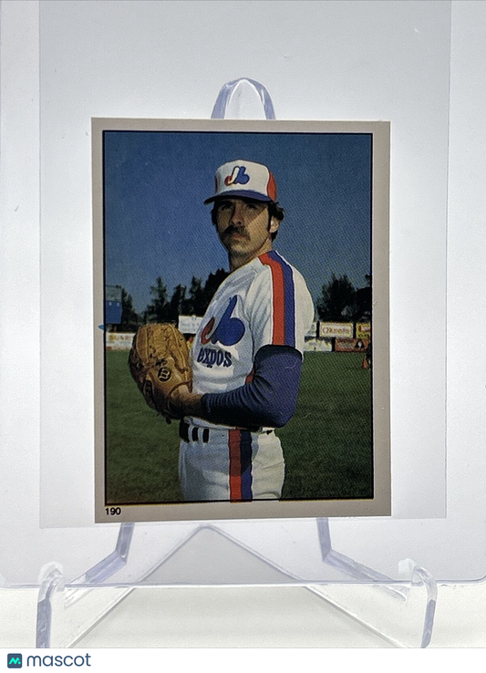 1981 Topps Stickers Steve Rogers Baseball Card #190 NM-Mint FREE SHIPPING