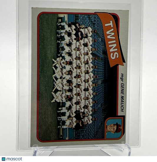1980 Topps Gene Mauch Checklist Baseball Card #328 NM-Mint FREE SHIPPING