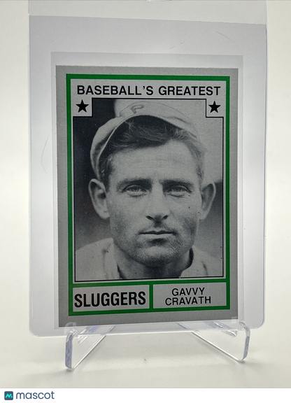 1982 TCMA Greatest Sluggers Gavvy Cravath Baseball Card #31 Mint FREE SHIPPING