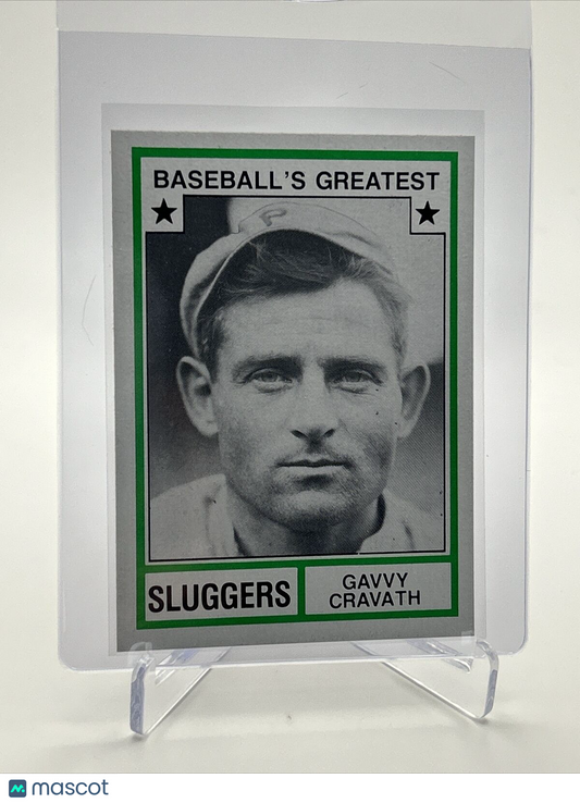 1982 TCMA Greatest Sluggers Gavvy Cravath Baseball Card #31 Mint FREE SHIPPING