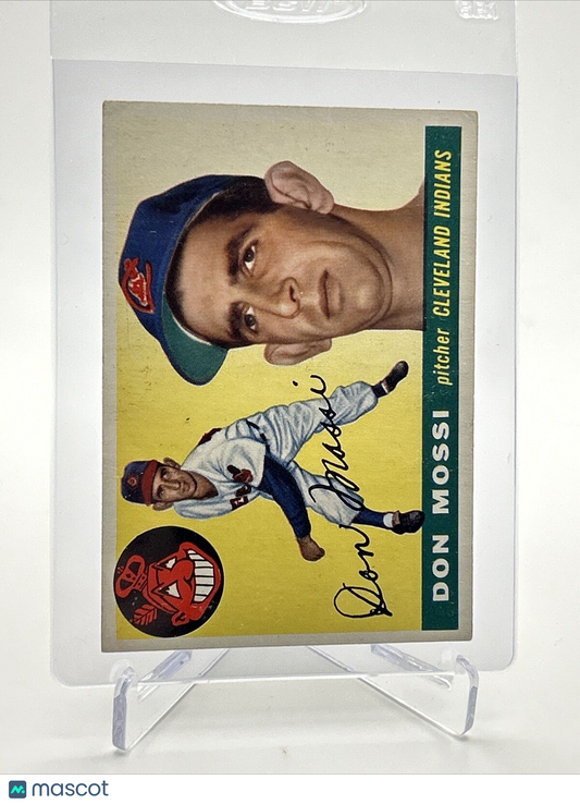1955 Topps Don Mossi Rookie Baseball Card #85 VG-EX Quality FREE SHIPPING