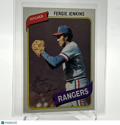 1980 Topps Fergie Jenkins Baseball Card #390 NM-Mint FREE SHIPPING