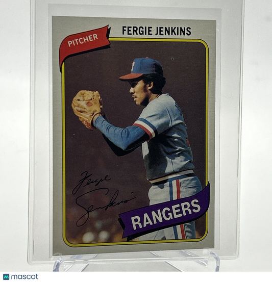 1980 Topps Fergie Jenkins Baseball Card #390 NM-Mint FREE SHIPPING