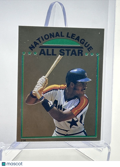 1981 Topps Stickers Cesar Cedeno FOIL Baseball Card #258 NM-Mint FREE SHIPPING