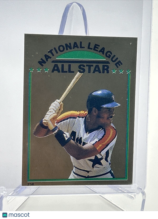 1981 Topps Stickers Cesar Cedeno FOIL Baseball Card #258 NM-Mint FREE SHIPPING