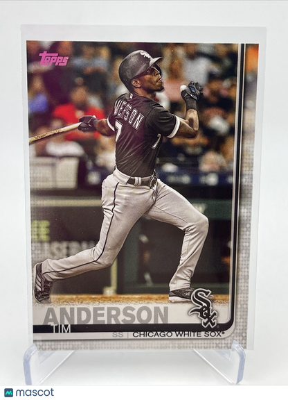 2019 Topps Tim Anderson Baseball Card #80 Mint FREE SHIPPING