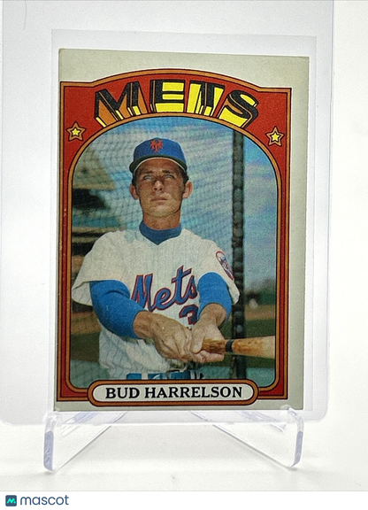 1972 Topps Bud Harrelson Baseball Card #53 VG-EX Quality FREE SHIPPING