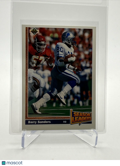 1991 Upper Deck Barry Sanders Football Card #401 Mint FREE SHIPPING