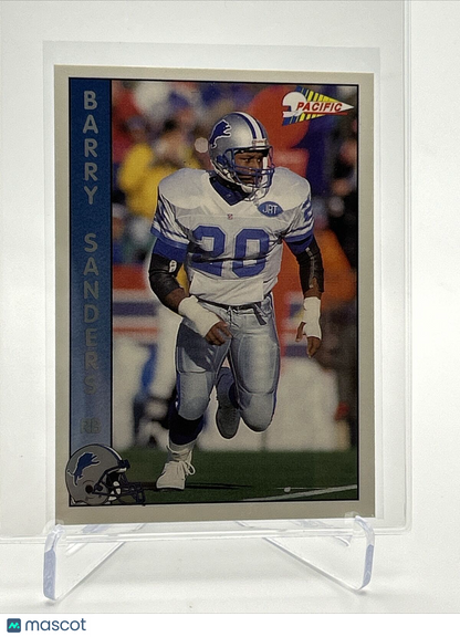 1992 Pacific Barry Sanders Football Card #417 NM-MT FREE SHIPPING