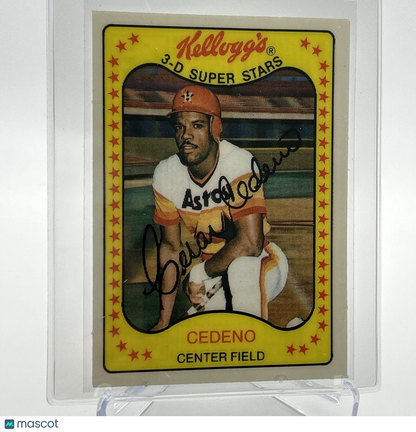 1981 Kellogg's Cesar Cedeno Baseball Card #14 NM-Mint FREE SHIPPING