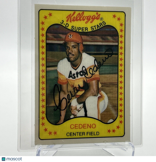 1981 Kellogg's Cesar Cedeno Baseball Card #14 NM-Mint FREE SHIPPING