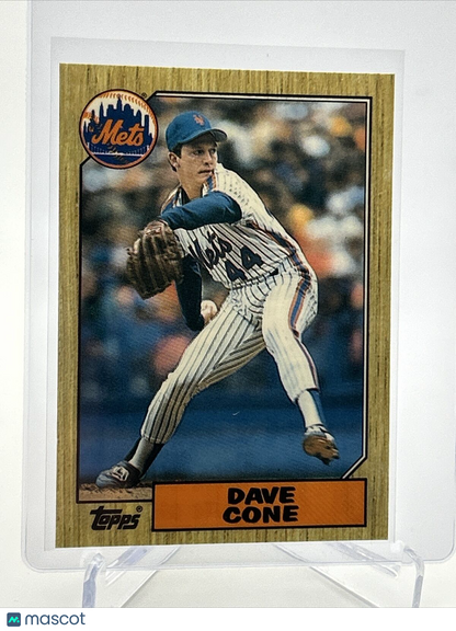 1987 Topps Traded TIFFANY David Cone Rookie Card #24T NM-MT FREE SHIPPING