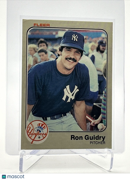 1983 Fleer Ron Guidry Baseball Card #383 NM-MT FREE SHIPPING