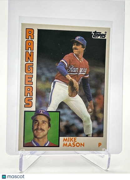 1984 Topps Traded TIFFANY Mike Mason Rookie Card #76T NM-MT FREE SHIPPING