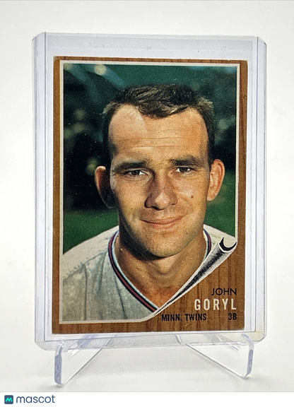 1962 Topps John Goryl Baseball Card #558 VG-EX Quality FREE SHIPPING
