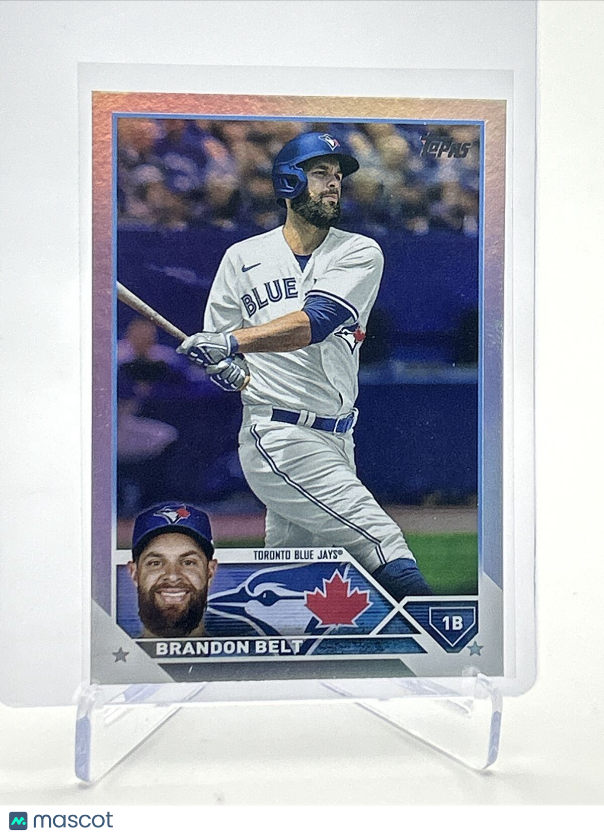 2023 Topps RAINBOW FOIL Brandon Belt Baseball Card #438 FREE SHIPPING