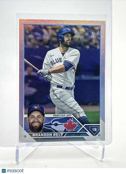 2023 Topps RAINBOW FOIL Brandon Belt Baseball Card #438 FREE SHIPPING