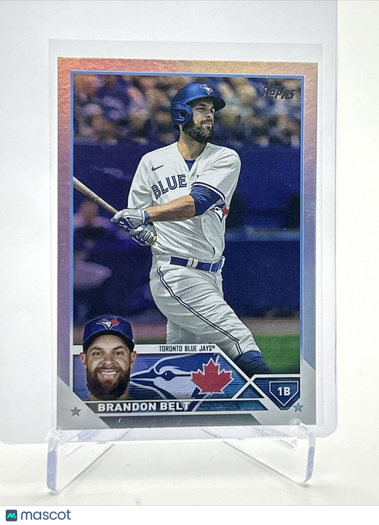 2023 Topps RAINBOW FOIL Brandon Belt Baseball Card #438 FREE SHIPPING