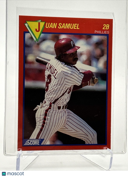 1989 Score Hottest 100 Juan Samuel Baseball Card #26 Mint FREE SHIPPING
