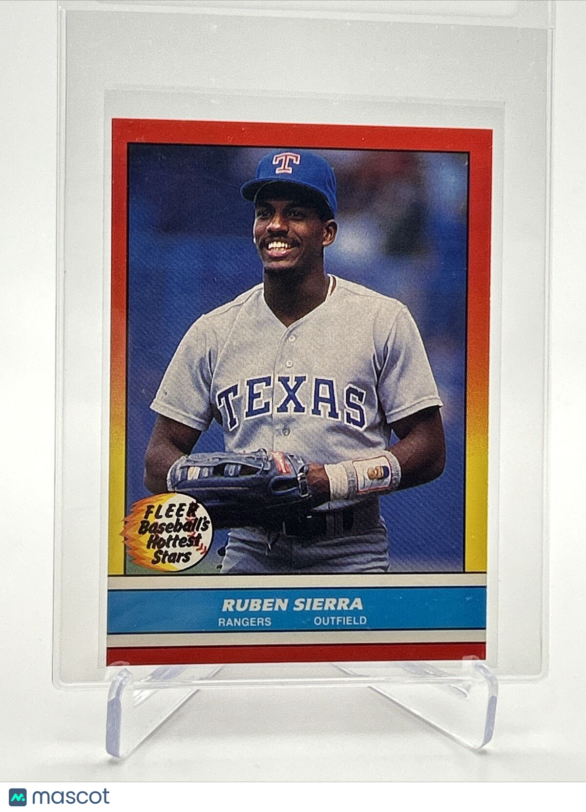 1988 Fleer Hottest Stars Ruben Sierra Rookie Card #38 NM-MT FREE SHIPPING