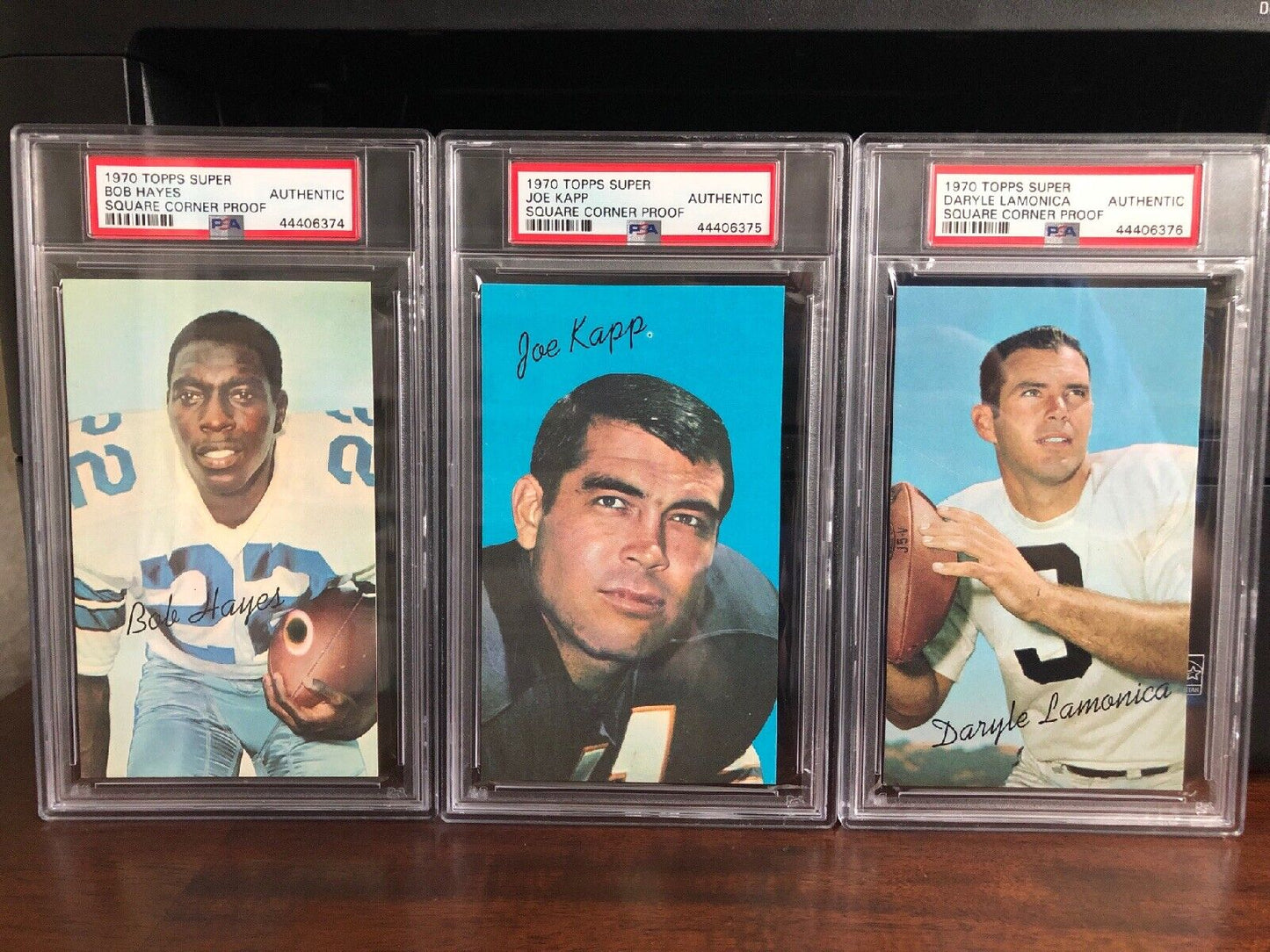 1970 Topps Super Square Corner Proof Complete Set PSA Authentic PSA Set Registry