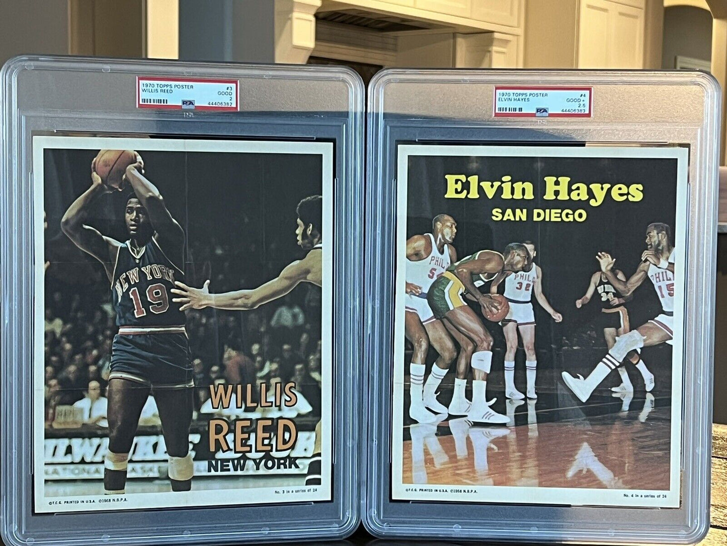 1970 Topps Basketball Poster Complete Set PSA Set Registry Ultra Rare Set 1/1