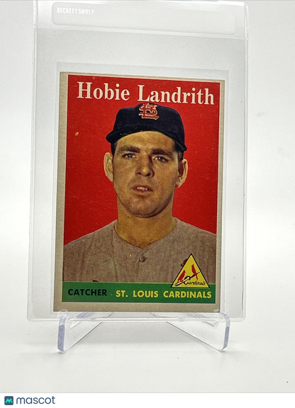 1958 Topps Hobie Landrith Baseball Card #24 EX-MT Quality FREE SHIPPING