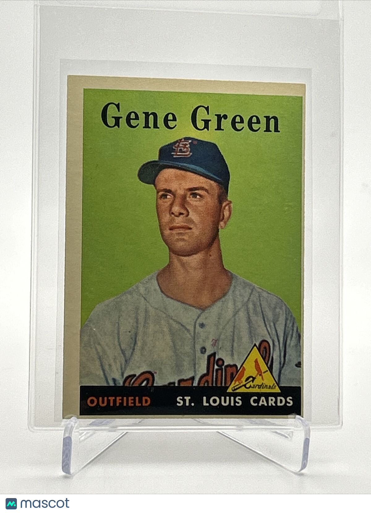 1958 Topps Gene Green Rookie Baseball Card #366 EX Quality FREE SHIPPING