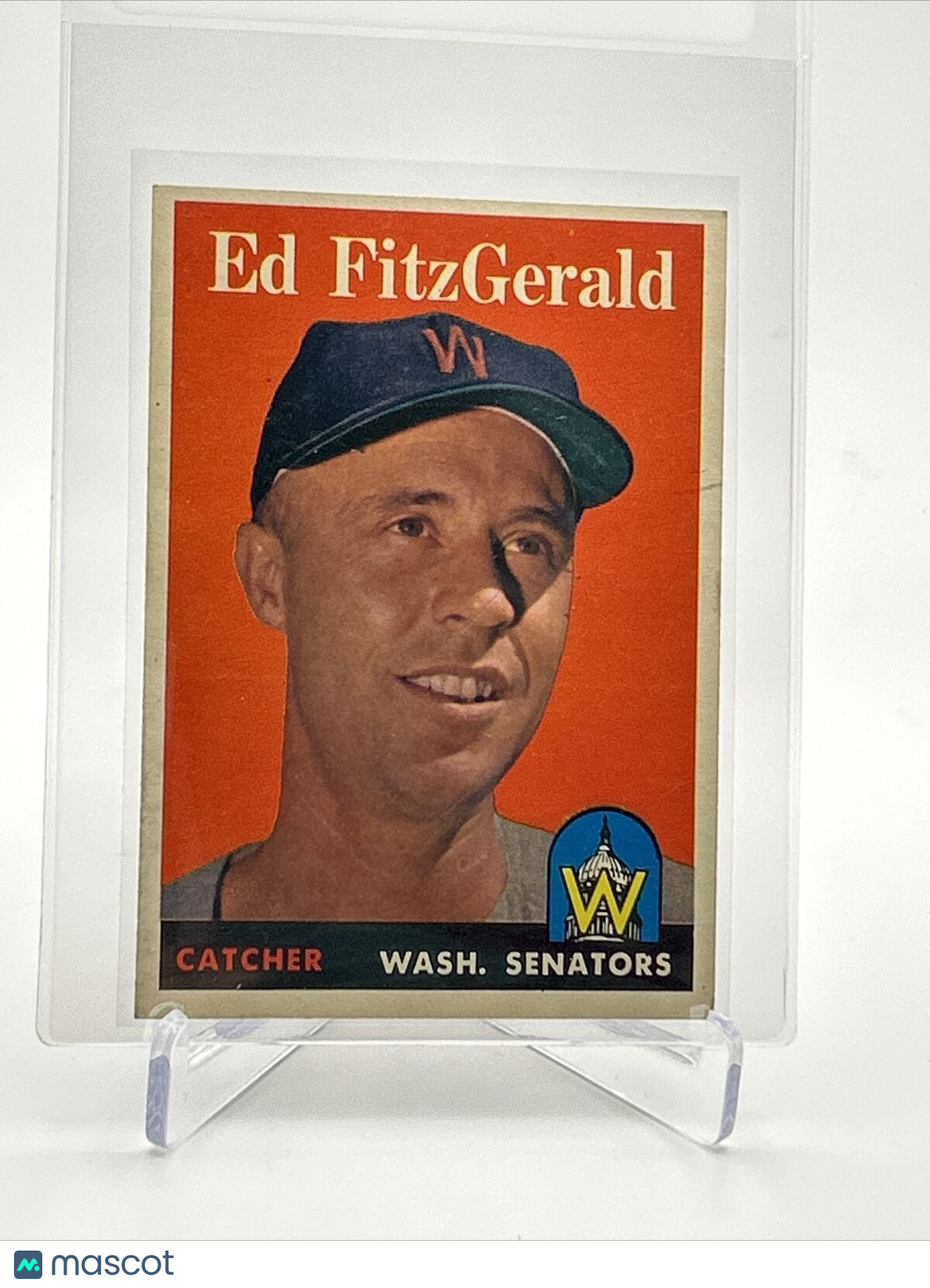 1958 Topps Ed Fitz Gerald Baseball Card #236 EX Quality FREE SHIPPING
