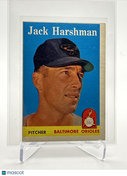 1958 Topps Jack Harshman Baseball Card #217 EX Quality FREE SHIPPING