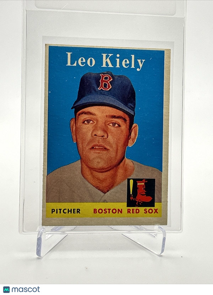 1958 Topps Leo Kiely Baseball Card #204 EX Quality FREE SHIPPING