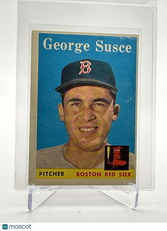 1958 Topps George Susce Baseball Card #189 EX Quality FREE SHIPPING