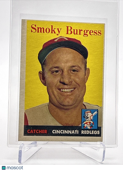 1958 Topps Smoky Burgess Baseball Card #49 EX Quality FREE SHIPPING