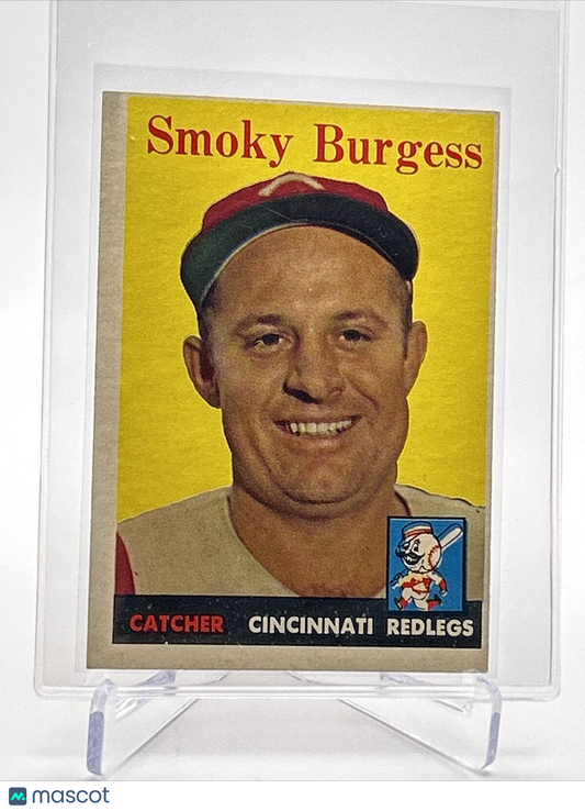1958 Topps Smoky Burgess Baseball Card #49 EX Quality FREE SHIPPING