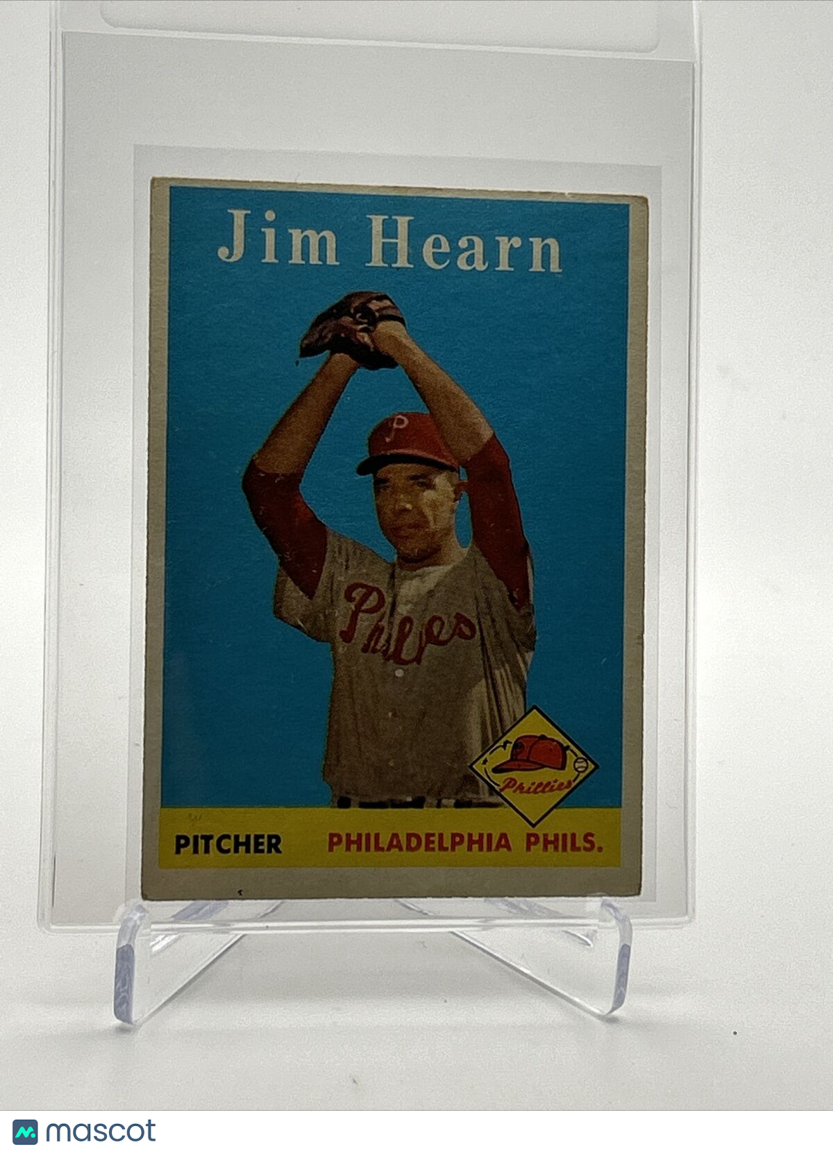 1958 Topps Jim Hearn Baseball Card #298 EX Quality FREE SHIPPING