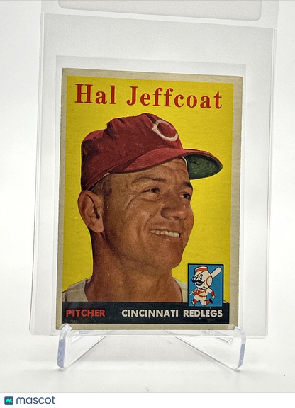 1958 Topps Hal Jeffcoat Baseball Card #294 EX Quality FREE SHIPPING