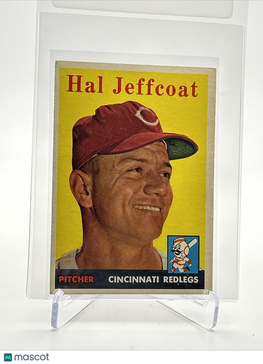 1958 Topps Hal Jeffcoat Baseball Card #294 EX Quality FREE SHIPPING