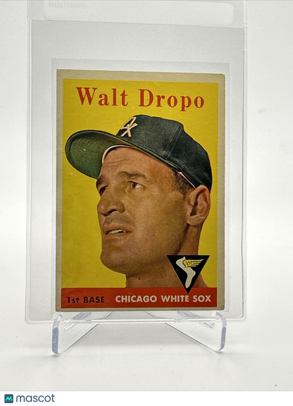 1958 Topps Walt Dropo Baseball Card #338 EX Quality FREE SHIPPING